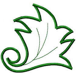 Leaves Embroidery Design 11